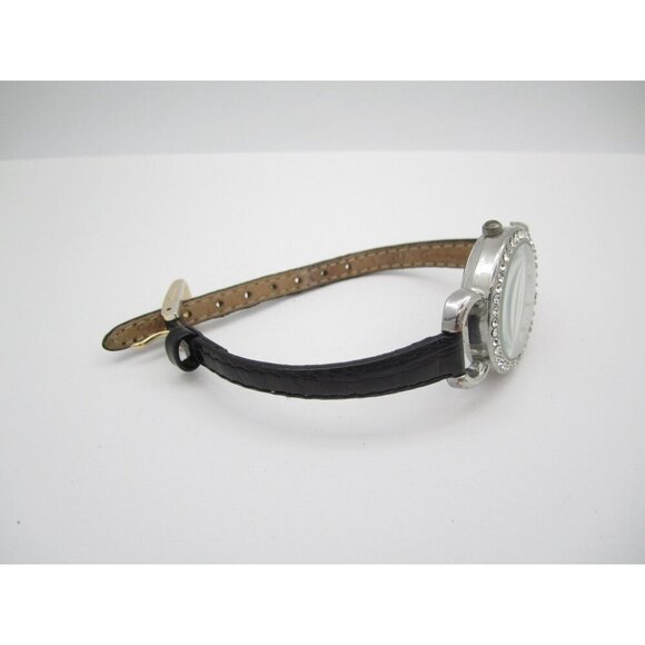 Women Speidel Crystals Quartz WR Analog 28mm Round Watch (H746) "New Battery" - Picture 8 of 9